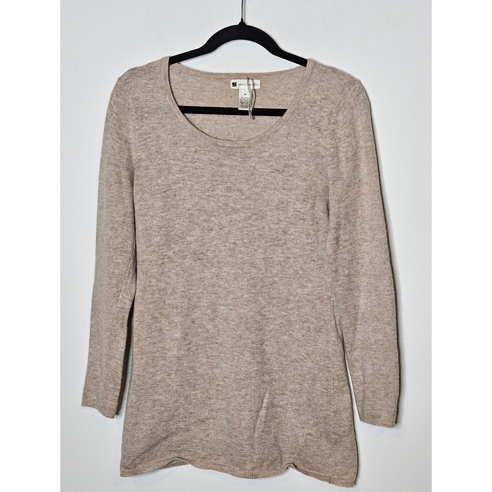 Valerie Bertinelli Angora Rabbit Hair Wool Blend Long Sleeve Sweater Womens M